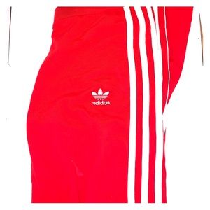 Adidas red leggings